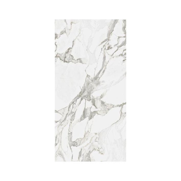 OLYMPIA TILE + STONE - Calacatta Series - Porcelain Tile - White - 12" x 24"