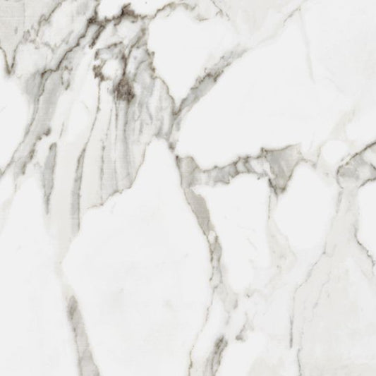 OLYMPIA TILE + STONE - Calacatta Vintage Series - Porcelain Tile - White - 24" x 24"