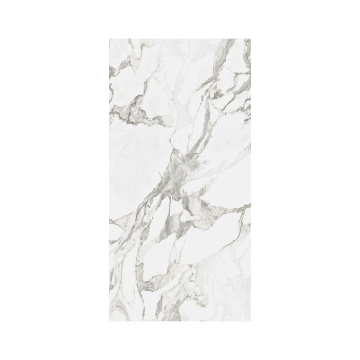 OLYMPIA TILE + STONE - Calacatta Vintage Series - Porcelain Tile - White - 24" x 48"