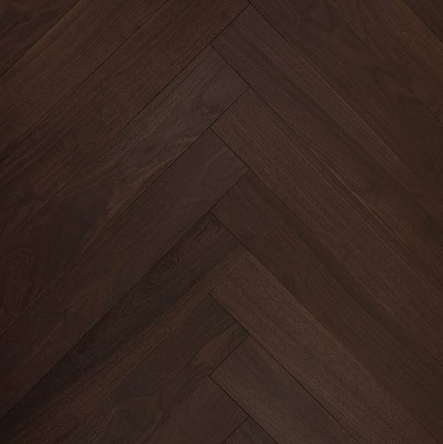 Vidar - American Oak - Herringbone Collection - Chocolate - Select Grade