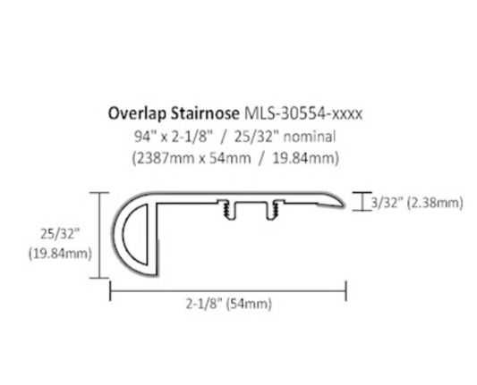 Williams Overlap Stairnose