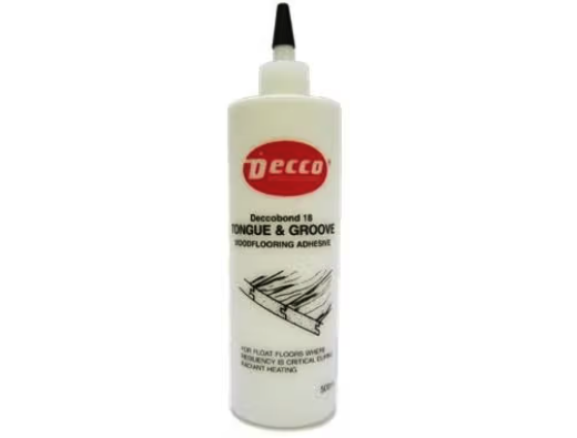 Tenco Westech - Deccobond 18 - Tongue & Groove Wood Flooring Adhesive - 500 ml