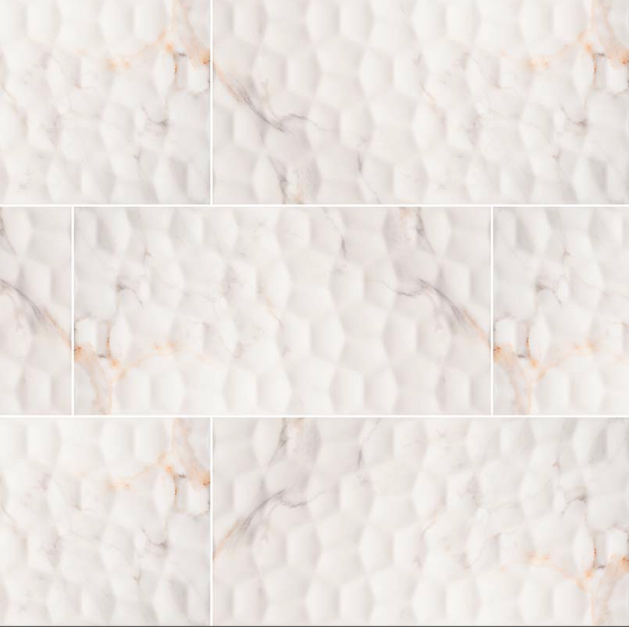 MSI - Adella Viso Calacatta Satin - Tile - 12" x 24"