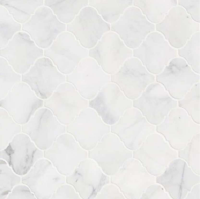 MSI - Calacatta Cressa Tile - Arabesque Honed Tile