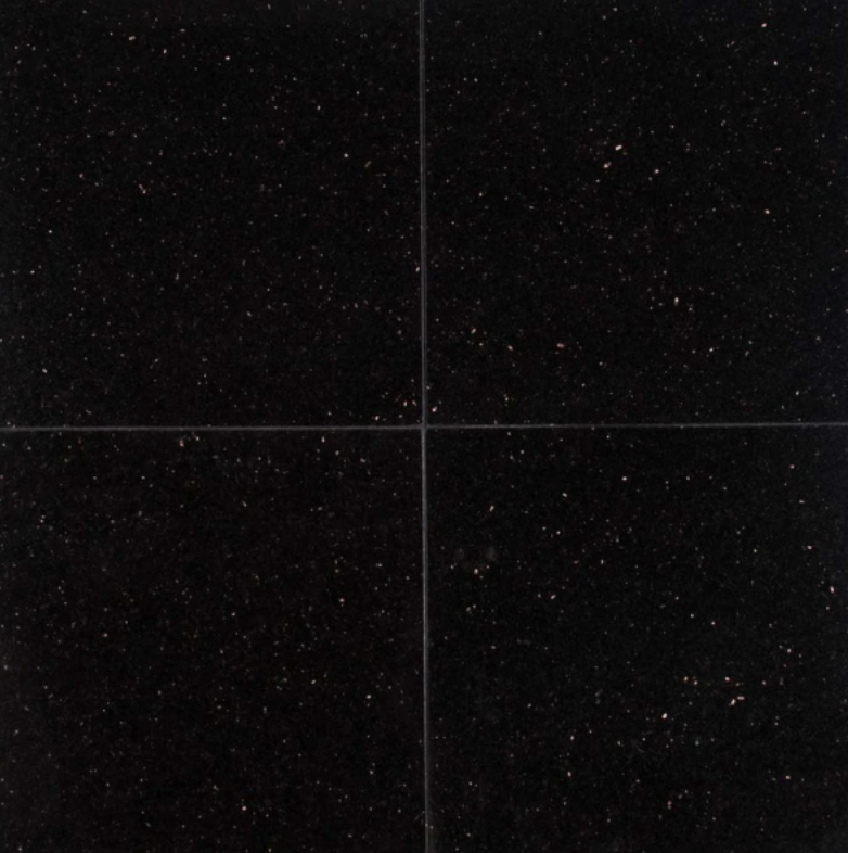 MSI - Granite Tile - Black Galaxy - Polished Finish - 24" x 24"