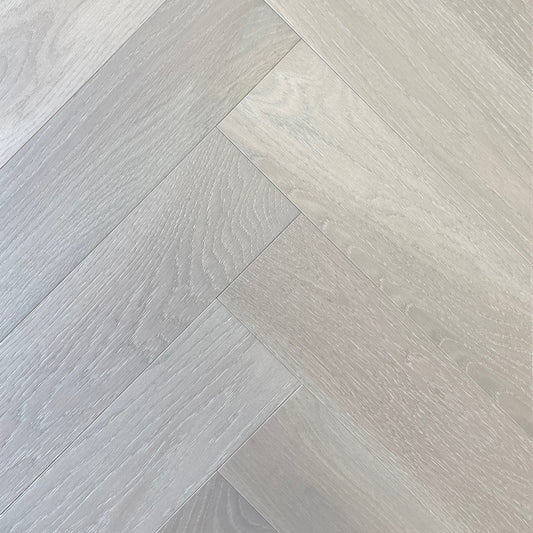 Vidar - West Coast - Herringbone Collection - Silver Stone - ABC Grade