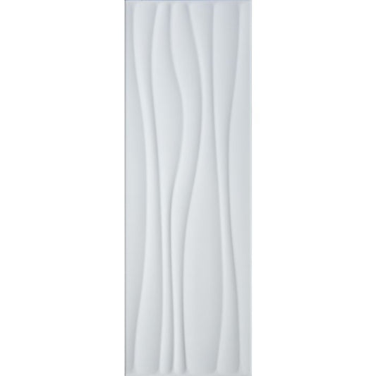 OLYMPIA TILE + STONE - New Series - Glazed Wall Tile - Laguna Arctic White - 8" x 24"