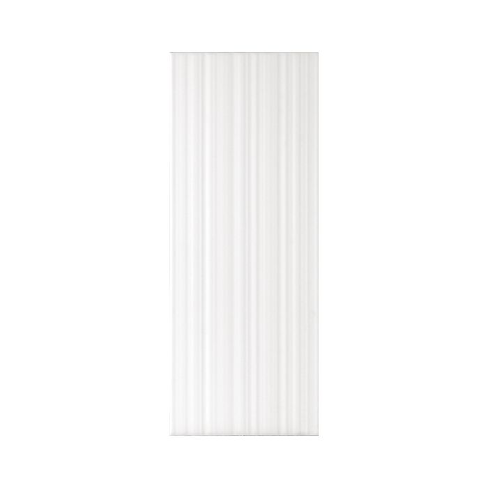 OLYMPIA TILE + STONE - 3D - Glazed Wall Tile - D Arctic White - 8" x 20"