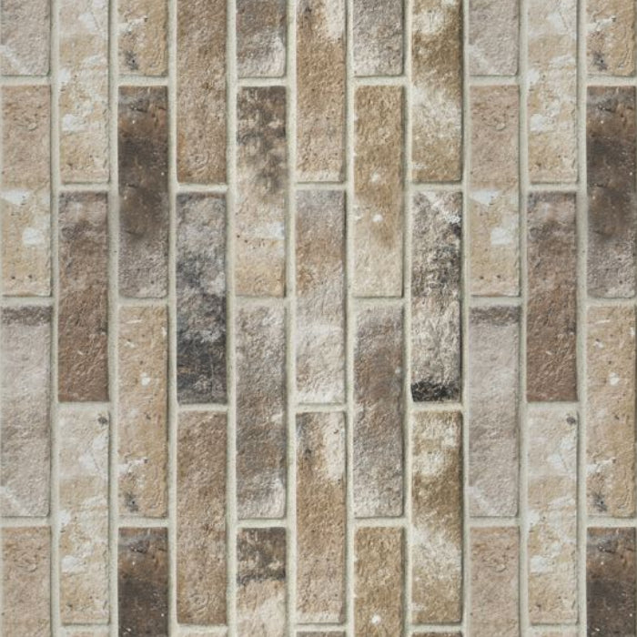 OLYMPIA TILE + STONE - London Series - Porcelain Tile - Brick Beige - 2" x 10"