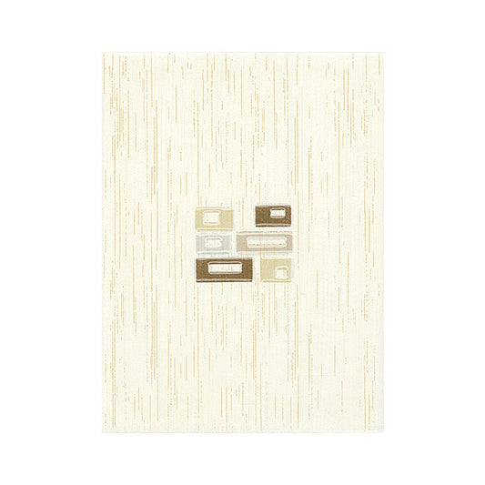 OLYMPIA TILE + STONE - Bamboo Series - Glazed Wall Tile - Beige Geometric - 6" x 8"