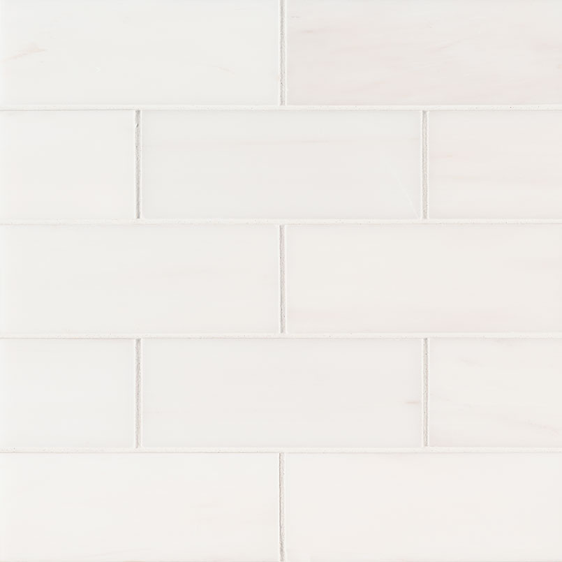 MSI - Bianco Dolomite Collection - Subway Tile - Polished Finish - 3" x 6"