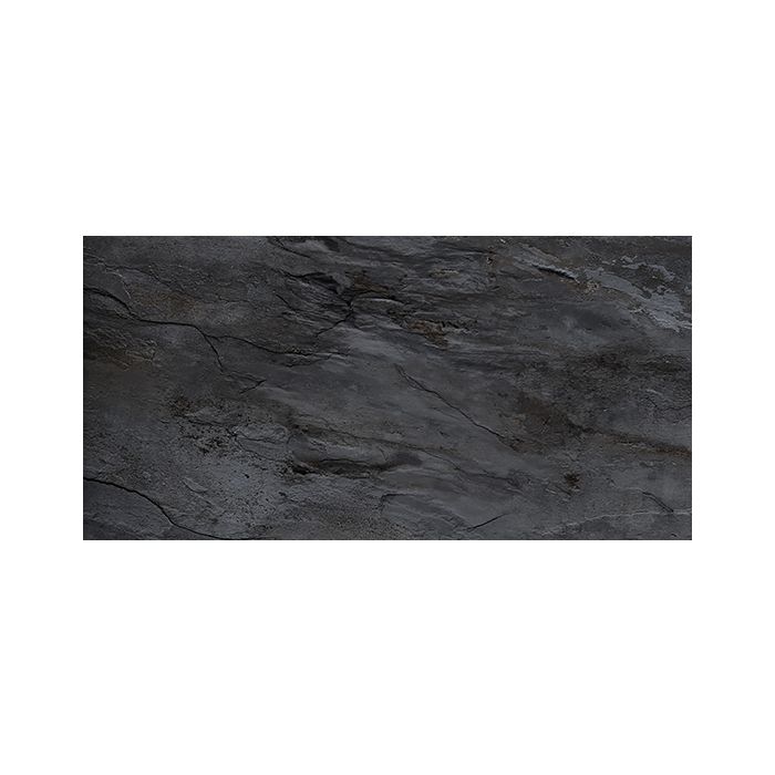 OLYMPIA TILE + STONE - Renova Series - Porcelain Tile - Black - 12" x 24"