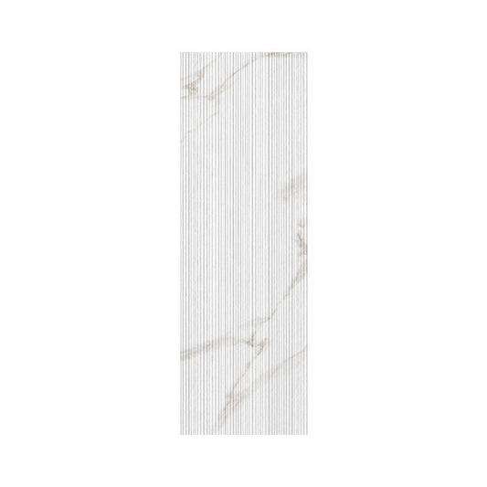 OLYMPIA TILE + STONE - Roma Series - Glazed Wall Tile - Calacatta Decor - 10" x 30"