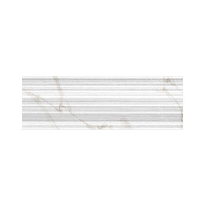 OLYMPIA TILE + STONE - Roma Series - Glazed Wall Tile - Calacatta Decor - 10" x 30"