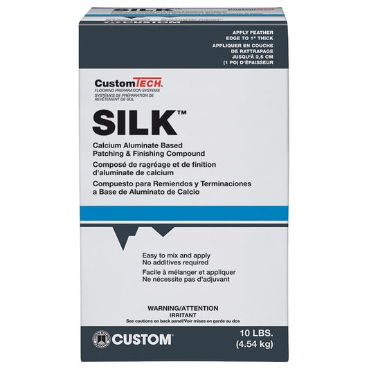 CustomTech - Silk Patching and Finishing Compound for Concrete - 10 lb (4.5 kg) Bag