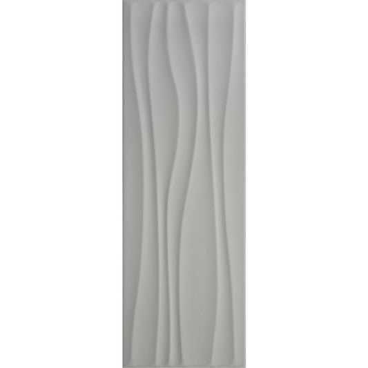 OLYMPIA TILE + STONE - New Series - Glazed Wall Tile - Laguna Dove Grey - 8" x 24"