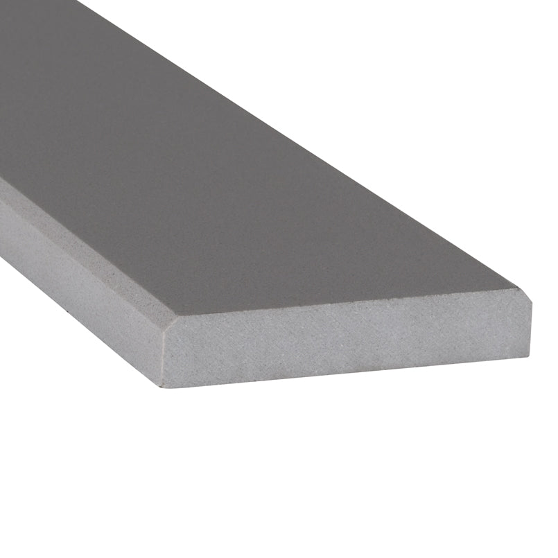 MSI - Engineered Gray Marble Double Bevel Threshold - 6" x 72" x 0.75"
