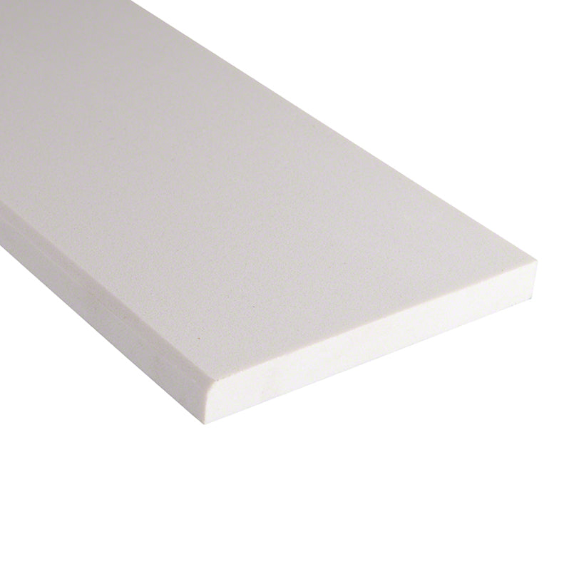 MSI - Thresholds & Sills - Engineered White Marble Single Bevel Threshold - 6"x37"x0.62"