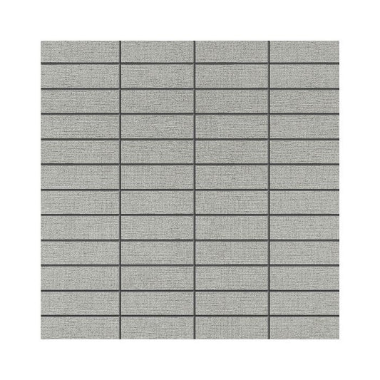 OLYMPIA TILE + STONE - Chambray Series - Porcelain Tile - Grey - Mosaic