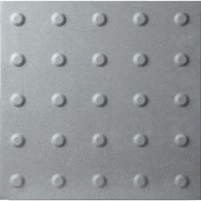OLYMPIA TILE + STONE - Tactile Series - Porcelain Tile - Cultured Grey Dome - 12" x 12"