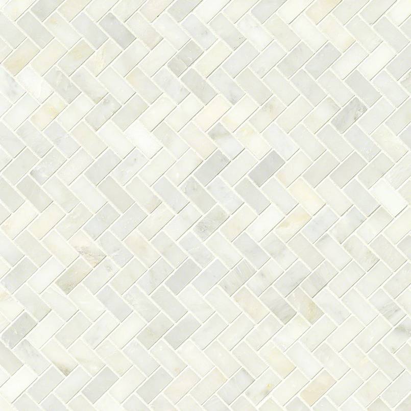 MSI - Greecian White Herringbone Mosaic - Tile - PATTERN