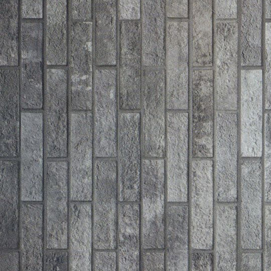 OLYMPIA TILE + STONE - London Series - Porcelain Tile - Brick Grey - 2" x 10"