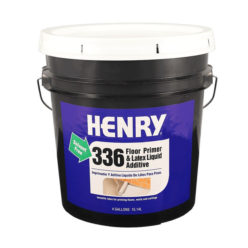 Henry - 336 Floor Primer & Latex Liquid Additive - 15.14 L (4 US gal)