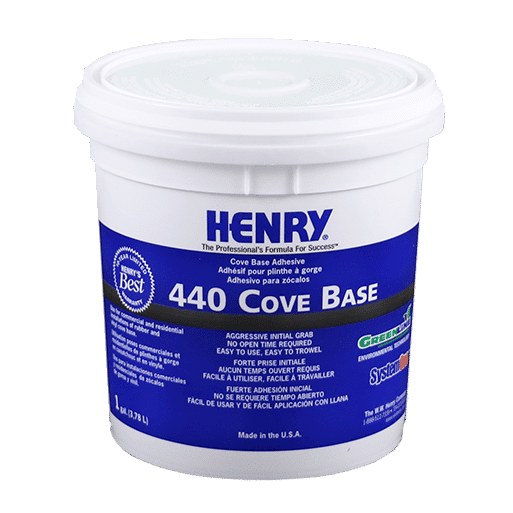 Henry - 440 Cove Base Adhesive - 3.78 L (1 US gal)