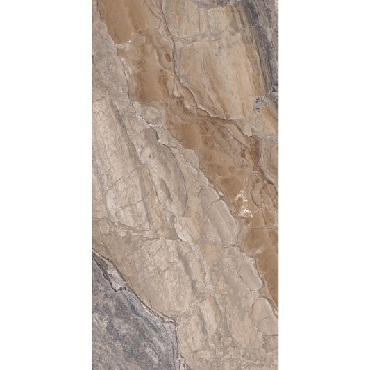 OLYMPIA TILE + STONE - Oro Series - Porcelain Tile - Illusion Bronze - 24" x 48"