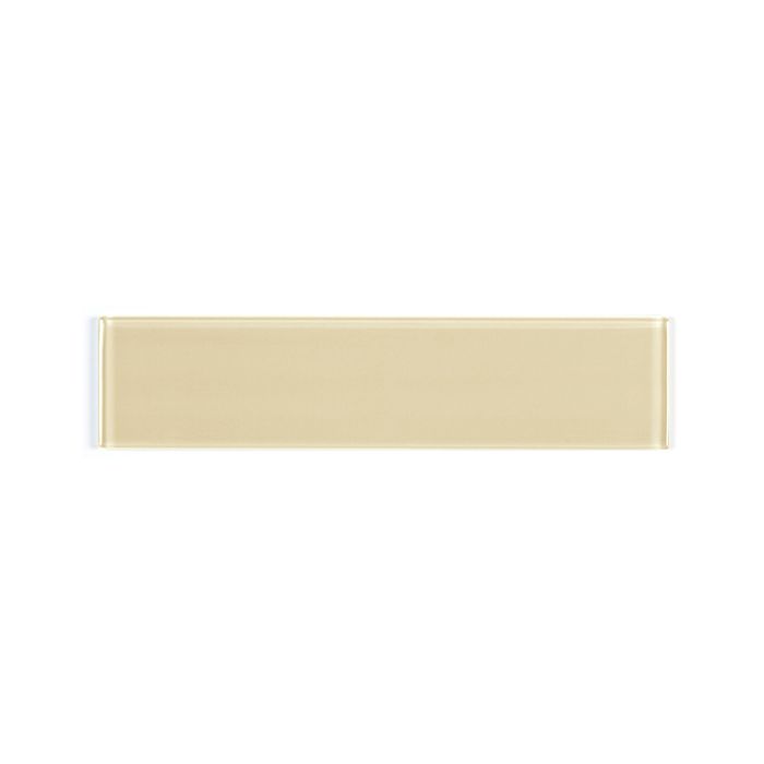 OLYMPIA TILE + STONE - 3D - Glass Tile - D Ivory Wet - 4" x 16"