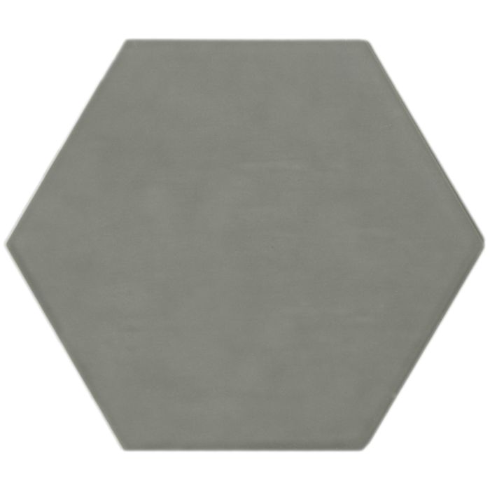 OLYMPIA TILE + STONE - Oxford Series - Porcelain Tile - Light Grey Hexagon - Hexagon