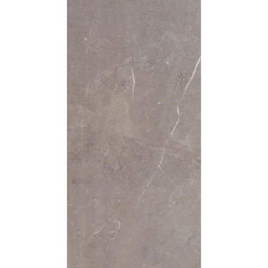 OLYMPIA TILE + STONE - Eterna Series - Porcelain Tile - Medium Grey - 12" x 24"