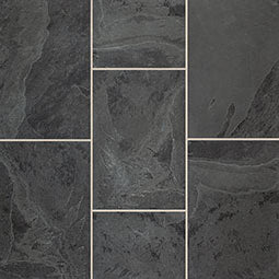 MSI - Slate Tile - Montauk Black - Gauged Finish - 16" x 24"