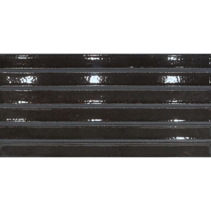 OLYMPIA TILE + STONE - Gem Series - Porcelain Tile - Nero - 5" x 10"