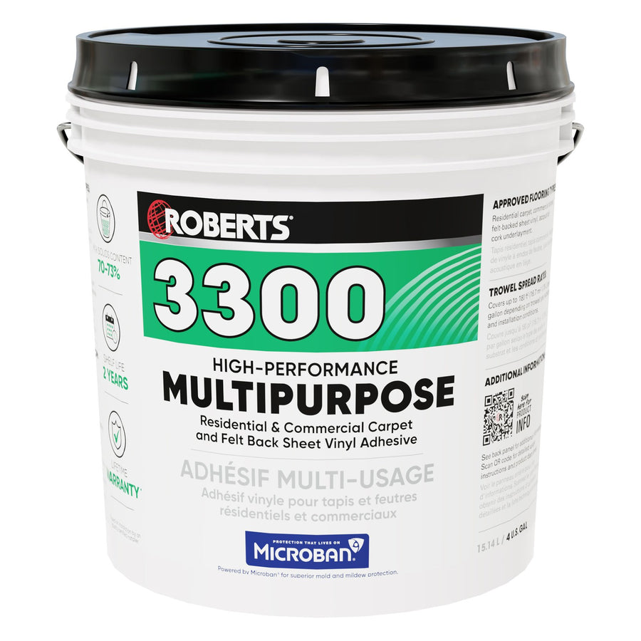 Roberts - High Performance Multipurpose Adhesive - 15.14 L (4 US gal)