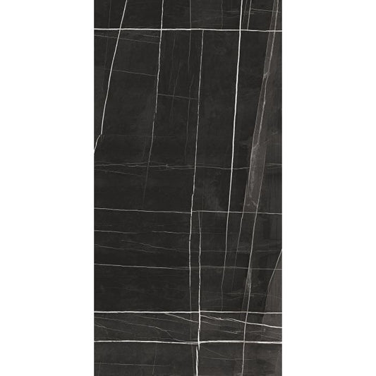 OLYMPIA TILE + STONE - Infinito Series - Porcelain Tile - Sahara Noir - 35" x 35"