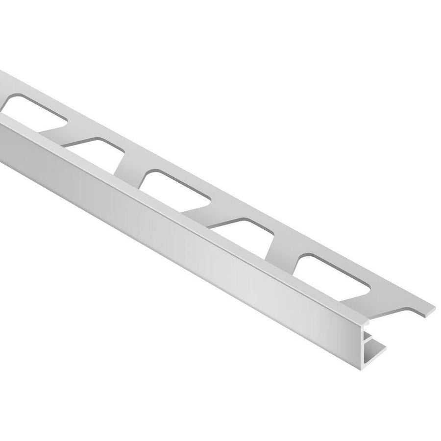 Schluter - SCHIENE Edge Trim, Satin Anodized Aluminum - 3/8" (10 mm) x 8' 2-1/2"