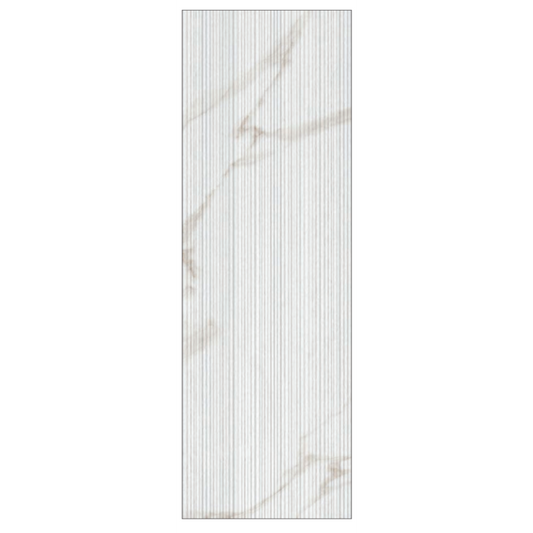 OLYMPIA TILE + STONE - Roma Series - Glazed Wall Tile - Statuario Decor - 10" x 30"