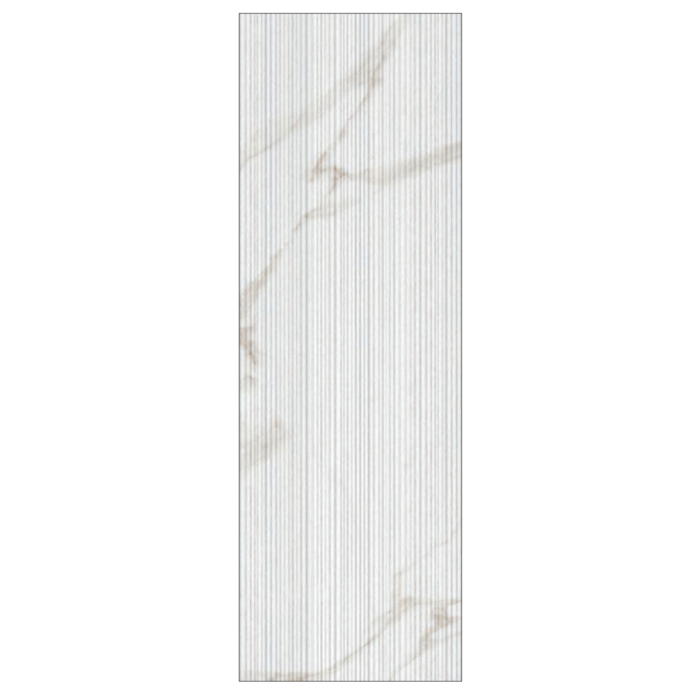 OLYMPIA TILE + STONE - Roma Series - Glazed Wall Tile - Statuario Decor - 10" x 30"