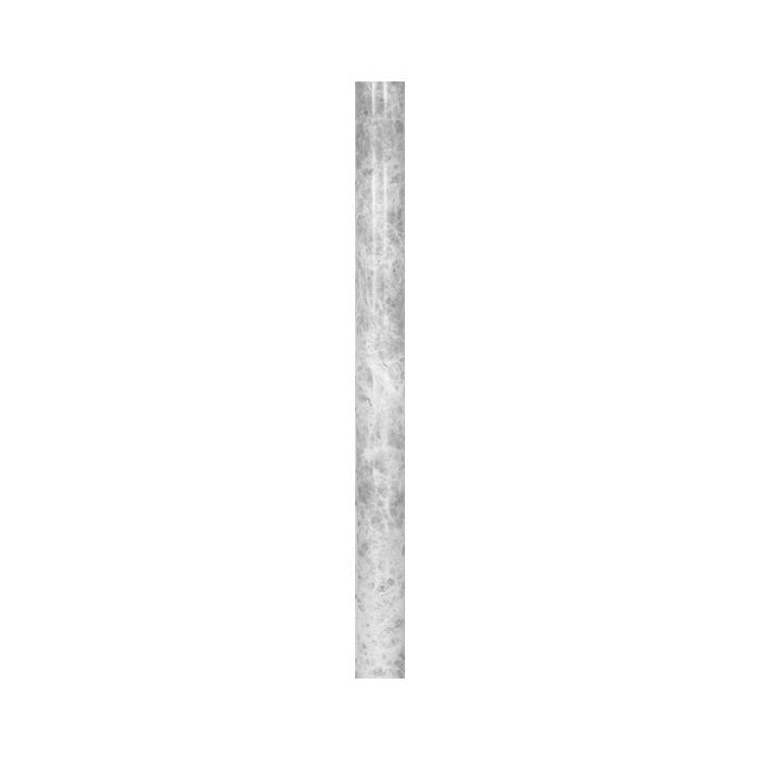 OLYMPIA TILE + STONE - Marble Series - Tile - Pencil Rail Silver - 1" x 12"
