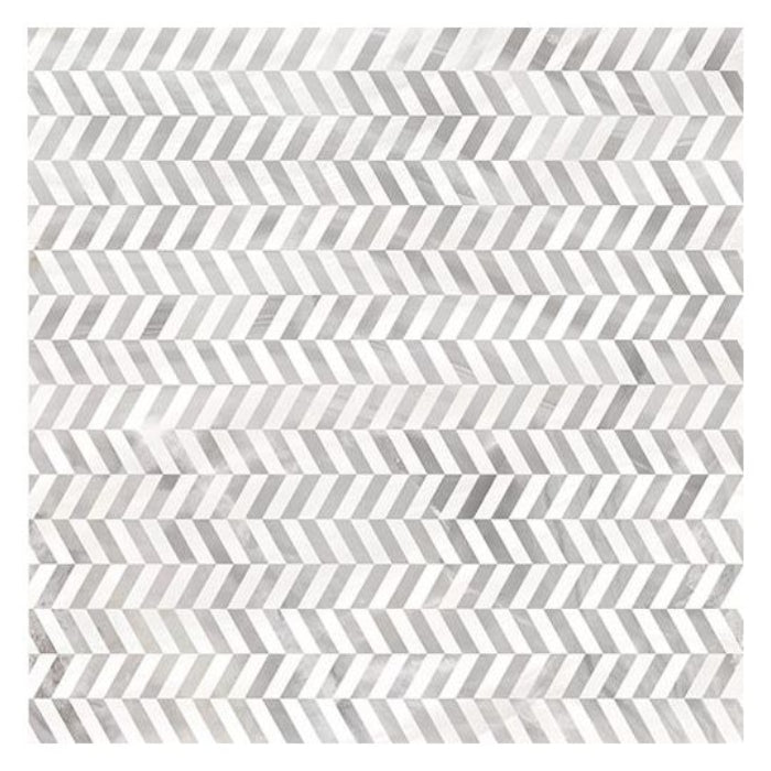 OLYMPIA TILE + STONE - Nolita Series - Porcelain Tile - Simila Bianco Decor - 24" x 24"