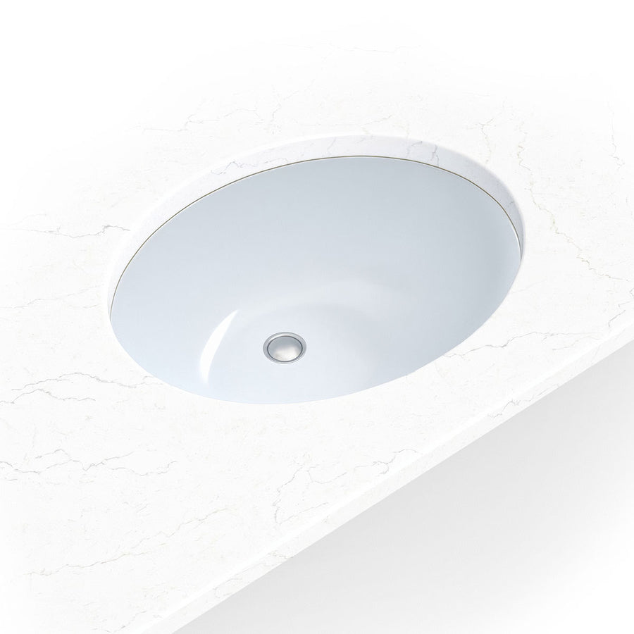 MSI - Porcelain Sinks - Oval 1714 - White