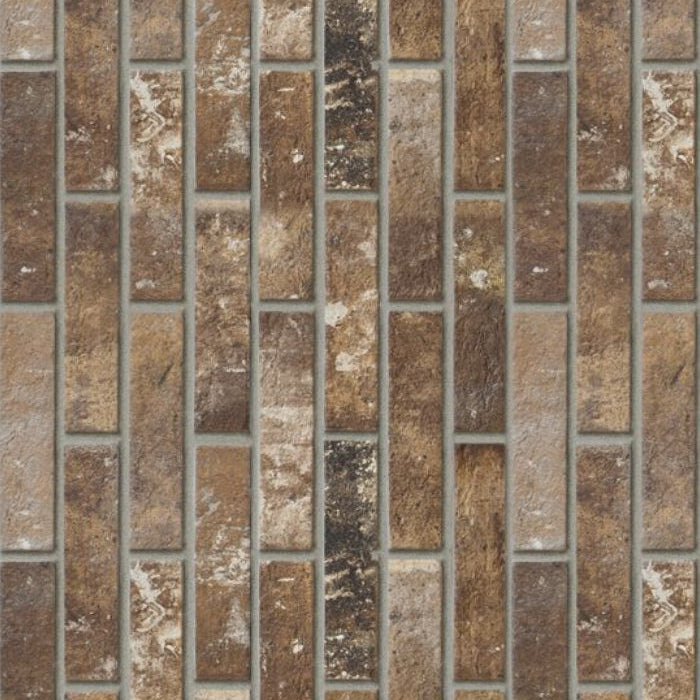 OLYMPIA TILE + STONE - London Series - Porcelain Tile - Brick Sunset - 2" x 10"