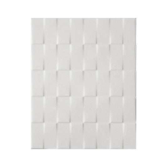 OLYMPIA TILE + STONE - Uniwall & Weave Series - Glazed Wall Tile - Tender Grey Weave - 8" x 10"
