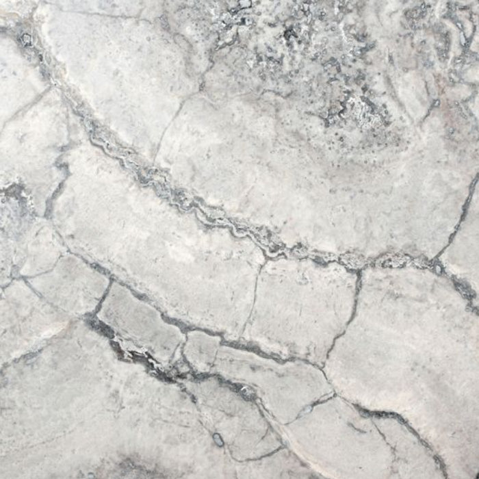 OLYMPIA TILE + STONE - Travertine Series - Tile - Travertine Silver Other - 3" x 6"