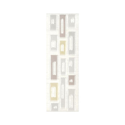 OLYMPIA TILE + STONE - Bamboo Series - Glazed Wall Tile - White Geometric - Listello