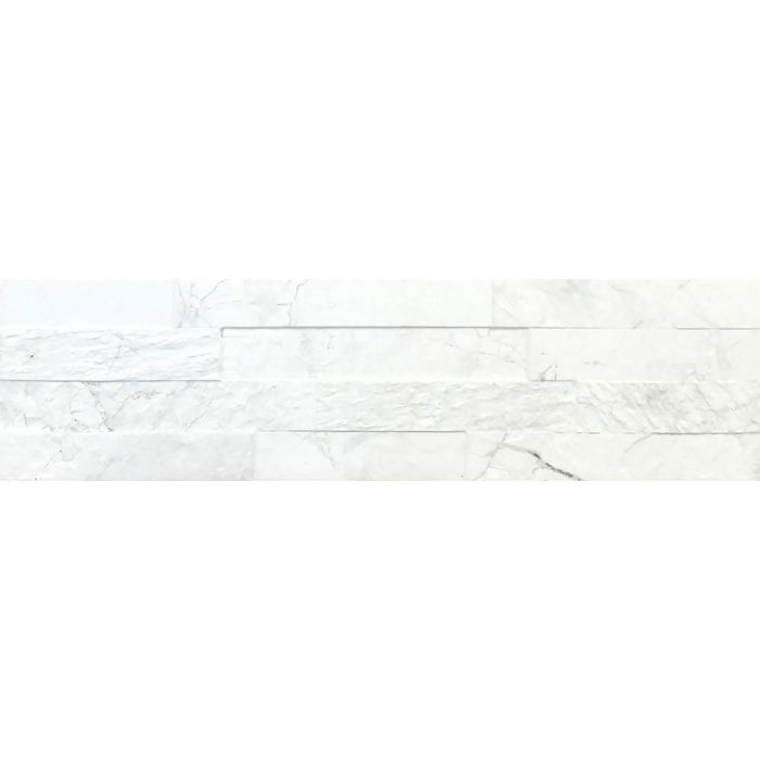 OLYMPIA TILE + STONE - Gemme Series - Porcelain Tile - White - 6" x 24"