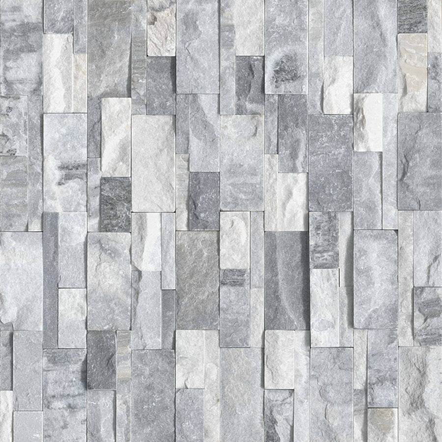 MSI - XL RockMount™ Stacked Stone Panels Collection - Alaska Gray - 9" x 24"