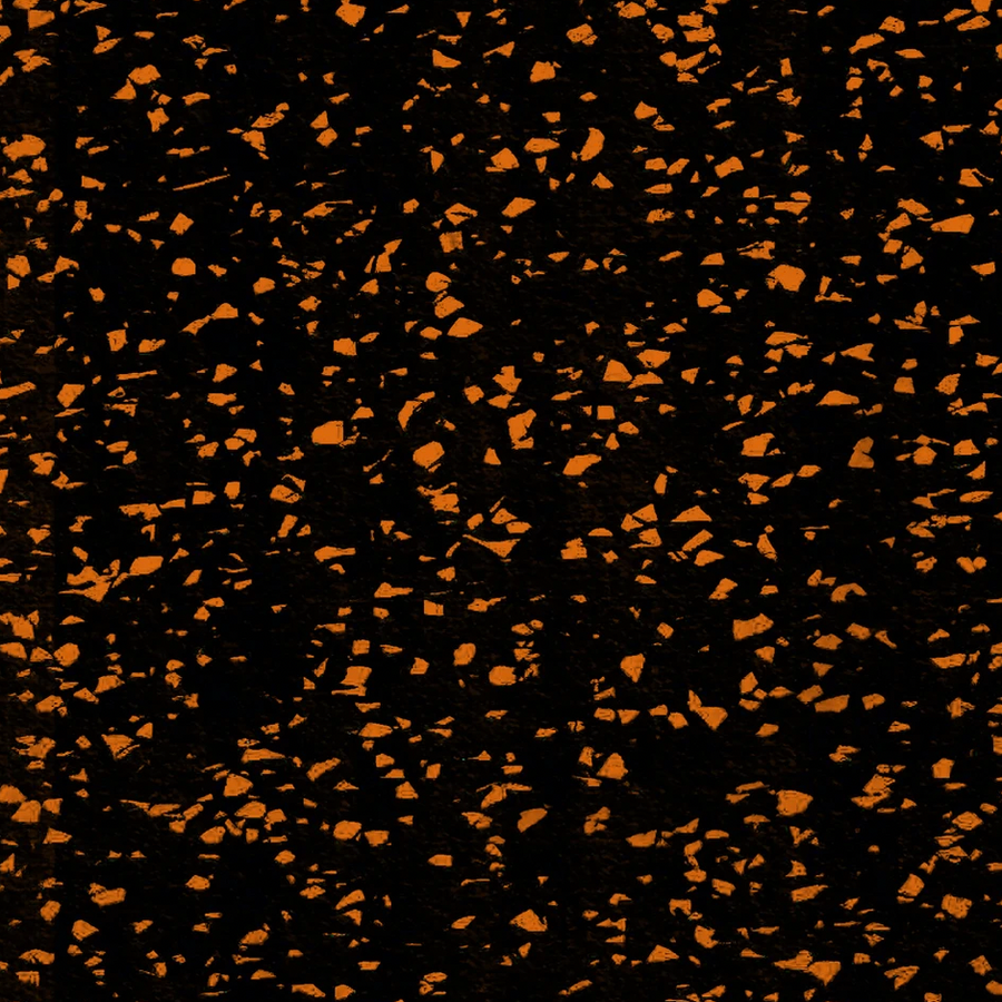 Harbinger - Rubber Series - Acoustical Interlock Tile - 50% Orange