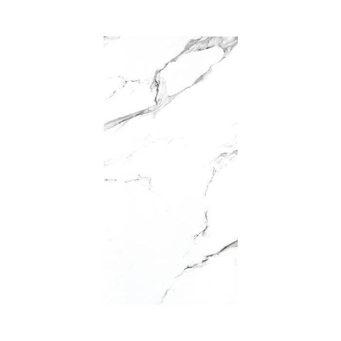 OLYMPIA TILE + STONE - Carrara X Series - Porcelain Tile - D White - 12" x 24"